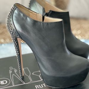 Ruthie Davis black booties